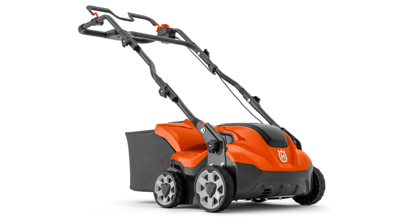 Rasenlüfter mit 2 Akkus und Schnellladegerät